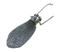 Purse à Monnaie Vintage, Sac à Main en métal Double Maille avec Ouverture Extensible, Porte-Monnaie Anglaise des années 1920 avec Longue chaîne, Mode