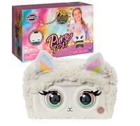 Purse animaux de compagnie Llamalush Pet Interactive Pet Toy & Crossbody Kids Purse avec plus de 30 sons et ractions Sac bandoulire pour fill