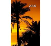 Purse Calendar 2026 Palm Trees: Compact 13-Month Planner with U.S. Holidays, Seasonal Changes, and Full Moon Dates (January 2026 - January 2027)
