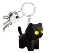Purse Light - Luminous Cat Lamp 9×7×4.5cm | Pet Lamp, Adjustable Silicone Non-Sli 85g Portable Cute Black Cat Light For Students, Men, Women, Travelers, Indoor Outdoor Camping Hiking Home Decor