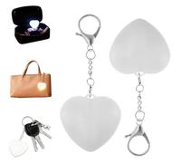 Purse Light-Purse Lights for Inside Purse Love Wallet Tote Bag Touch Sensing LED Automatic Glow Heart Bag Lamp for Handbags & Gifts Cute and fun (White,2pcs)