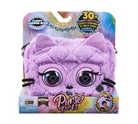 PURSE PETS FLUFFY SERIES - COMPAGNON FORMAT SAC A MAIN - Chaton Animal Interactif Fausse Fourrure Qui Cligne Des Yeux - Sons et Modes De Jeu - 6064127 - Jouet Enfant 5 Ans et +