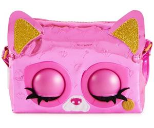 Purse Pets Métalliques Magic - Bulldog Français Ou Zèbre - Compagnon Interactif Sac À Main - Animal Interactif Qui Cligne des Yeux - Sons Et Modes De Jeu - Jouet Enfant 5 Ans Et + - Modèle Aléatoire