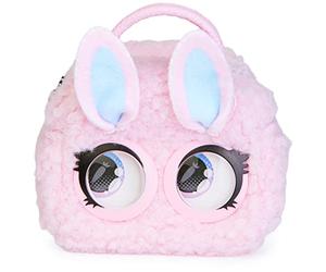Purse Pets Micro - Lapin - Mini Compagnon Format Sac A Main - Petit Animal A Accrocher A Son Ou A La Ceinture - Bouge Les Yeux - 6064315 - Jouet Enfant 5 Ans et +