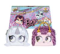 Purse Pets MICRO - PACK DE 2 MICRO - MINI COMPAGNON FORMAT SAC A MAIN - 2 Petits Animaux A Accrocher A Son Ou A La Ceinture - Bougent Les Yeux - 6064161 - Jouet Enfant 5 Ans et +