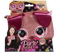 Purse Pets - SAC POCHETTE CHIOT - Sac pour Enfant Chiot Format Sac À Main - Animal Animé Chiot Aux Yeux Qui Changent De Couleurs - À L'Epaule Ou Au Poignet - Effets Lumineux - Jouet Enfant 4 Ans Et +