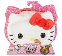 Purse Pets SANRIO - HELLO KITTY - COMPAGNON INTERACTIF FORMAT SAC A MAIN - Hello Kitty Animal Interactif Tout Doux Blanc Et Rouge Qui Cligne Des Yeux - Sons et Modes De Jeu - Jouet Enfant 5 Ans et +