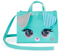 PURSE PETS - TOTE BAG CHIOT - ANIMAL INTERACTIF FORMAT SAC À MAIN - Sac pour Enfant Chien Interactif Qui Cligne Des Yeux - À L'Epaule Ou En Bandoulière- Sons Et Modes De Jeu - Jouet Enfant 4 Ans Et +