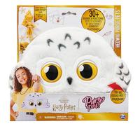 Wizarding World PURSE PETS HARRY POTTER - HEDWIGE - COMPAGNON INTERACTIF FORMAT SAC À MAIN - Chouette Hedwige Harry Potter Qui Interagit Avec L'Enfant - Sons Et Modes De Jeu - Jouet Enfant 6 Ans Et +