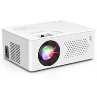 PURSHE Mini Projecteur, Vidéoprojecteur Bi-Canal Bluetooth et Zoom Électrique, Full HD 1080P Retroprojecteur Portable pour Home Cinéma, Compatible avec TV Stick/HDMI/Smartphone