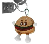 Purso Sac de monnaie en peluche Motif hamburger grillé drôle, sac à clés de dessins animés | Sac de change avec fermeture éclair pour femmes, hommes et , Hamburger, Consulte la descripción
