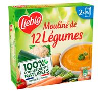 PURSOUP' - Soupe Moulinée 12 Légumes, Bouteille 60 cl - Lot De 4
