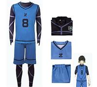 Puruuige Blue Lock Costume de cosplay Isagi Yoichi Maillot de football Ensemble complet Bachira Meguru Survêtement Anime Jeu de rôle Costume d'Halloween