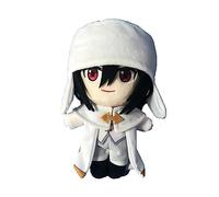 Puruuige Bungo Stray Dogs Oreiller en peluche douce avec personnages de Fyodor Dostoyevsky (blanc), dessin animé animé pour les fans