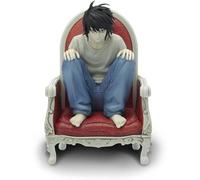 Puruuige Death Note Figure Statue Anime L Figurine Modèle PVC Cartoon Personnage Collection Sculpture Bureau Décoration Cadeaux