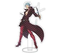 Puruuige Figurine Meliodas, Ban, Diane, Hawk, 16 cm, en acrylique des sept péchés capitaux, double face, support transparent, décoration de bureau