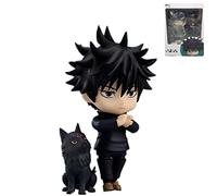 Puruuige Megumi Fushiguro Figure Q Version Figurine Clayman, Figurine Megumi Fushiguro de 10,2 cm en PVC avec Visage Amovible