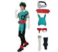 Puruuige My Hero Academia Costume de cosplay Midoriya Izuku pour enfants et adultes, M, (Puruuige)