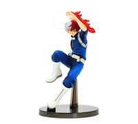 Puruuige My Hero Academia Figurines Todoroki Shoto, figurine MHA personnages de dessin animé statue collection en PVC modèle poupée décoration bureau ornements d'action statue, 19 cm