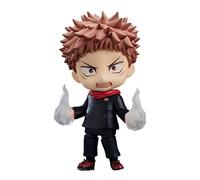 Puruuige Yuji Itadori Figurine Q Version Clayman, Figurine Yuji Itadori en PVC avec Visage Changeable, Figurine décorative