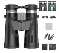 Puruxe Binoculars for Adults High Powered, Puruxe 10×42 HD Binoculars, Premium Optical Clarity, Binoculares De Largo Alcance, for Bird Watching, Hiking, Cruise, Travel (Black)