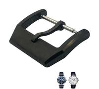 PURYN Boucle déployante en acier inoxydable 316L de 18 mm, pour bracelet de montre IWC Spitfire en cuir, fermoir déployant, 18mm, Agate