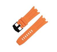 PURYN Bracelet AP pour Audemars et Piguet Belt 15710/15703 Not Qucik Release 28 mm Nature Fluor Soft FKM Rubber Bracelet Accessoires Bracelet de montre, 28MM, Agate
