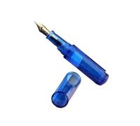 PURYN Maru Mini stylo de poche bleu étoilé transparent de deuxième génération pour adulte et étudiant (bleu étoilé, 0,5 mm)