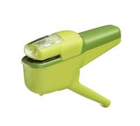 Purzen Agrafeuse sans agrafes, sans Trou pour la Reliure de 10 Feuilles, agrafeuse pour Le Bureau et la Salle de Classe,Vert