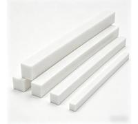 Purzen Barre Plate en Plastique ABS Blanche rectangulaire Durable Rigide 500 mm×25 mm pour prototypage, Support, Fixation, Assemblage de châssis, projets CNC,25mm