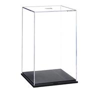 Purzen Boîte Vitrine Acrylique Transparent Il Fait Passer Votre Objet précieux de la Plaine sur l'étagère à Une Superbe Mise en Valeur.,35cmx35cmx40cm