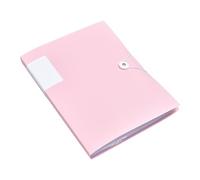 Purzen Classeur de Livre d'affichage avec Pochettes en Plastique Livre de présentation Art Portfolio Dossier Feuille Protecteurs pour Document Artwork,Rose,60Pages