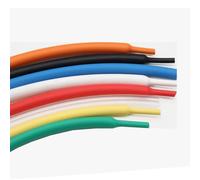 Purzen Gaine Thermorétractable 4:1 1m, Protection Câble Électrique pour Automobile, Batterie, Marine et Camping-Car 4-40mm,Rouge,4mmx1m