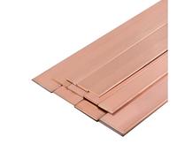 Purzen Panneau en tôle de cuivre T2, Plaque de cuivre Conductrice Solide pour Soudure DIY, Loisirs créatifs et projets de réparation personnalisés,0.6mm*20mm*500mm