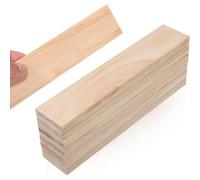 Purzen Paulownia Bois Naturel offre une durabilité exceptionnelle, rigidité, et stabilité,10mmx250mmx100mm(4pcs)