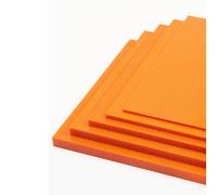 Purzen Plaque Résine Phénolique Rouge Laminée Haute Résistance Isolante Durable CNC Usinage Gabarits Pièces Techniques Industrielles,400mmx400mmx1mm｛1pcs｝