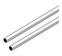 Purzen Tube Rond en Aluminium, Tuyau Creux Polyvalent pour Bricolage, Fabrication Métallique, Réparation et Loisirs,19mmx3mmx500mm