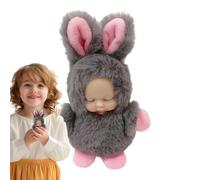 Puscia endormie - Porte-clés à poils longs de 3,94 pouces | Pendentif en peluche douce, un accusé de luxueux accessoire pour filles, limimile pour les voyages, l'extérieur et le confort