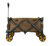 push a cart， Remorque de camping portable pliable avec poignée de traction for camping-car, pêche, chariot robuste for activités de plein air(A)