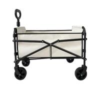 push a cart, Remorque de pique-nique portable for camping et courses, chariot de courses mobile à roulettes for les sorties à la plage(Black)