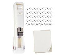 push binder clamp papers - Portable Binder Clip Stapler | Reusable Push Binders Clamp,Portable Office Stapler Fastener - for Scrapbooking Work School Classroom College Study Paperwork