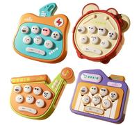 Push Bubble Game - Jouet musical interactif avec lumières | Booster de concentration pour soulager le stress | Jeu amusant et relaxant pour faire éclater des bulles pour garçons et filles