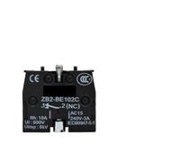 Push Button Bouton D'arrêt D'urgence XB2-BS542C BS442C BS642C BT42C ZB2-BE101C BE102C, 1 Pièce D'origine(Zb2-be102c 1nc)