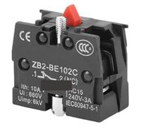 Push Button Joystick Switch 10A 1N C 1NO 1PCS 600V Normally Open And Closed Push Button Joystick Switch NWPNLXEA(ZB2-BE102C)