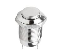 Push Button - Waterproof Fire Retardant Self Resetting IP66 IK09 | Car Control Switch Button, Silver Contact Pin Type 3A 3-220V | Automotive Replacement Part For DIY Enthusiasts Car Truck