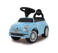 Jamara Porteur Fiat 500 460327 – Bleu – Coffre sous siège, Poignée de poussée, Sons et Klaxon