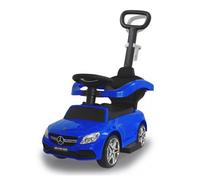 Push-car mercedes-benz amg c63 bleu 3en1