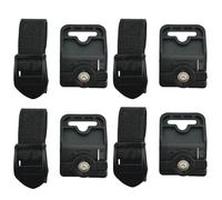 Push Industries Lot de 4 cintres à réglage rapide pour garde-boue de bateau Lund SportTrak - Pas de perçage et réglage infini, tous les angles de rail, toute finition, toutes les années