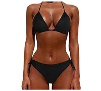 Push Piece Femmes Deux Ensembles Taille Maillot De Bain Bikini Beachwear Up Plus Maillots De Bain Tankinis Ensemble Maillot De Bain Une Pièce Fille Haut De Bikini Jaune Fluo