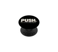 Push Pray Until Something Happens Christian Faith PopSockets PopGrip Adhésif